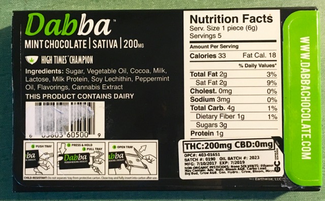 Dabba Mint Choc Back