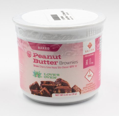 Loves Oven Peanut Butter Brownies in Package