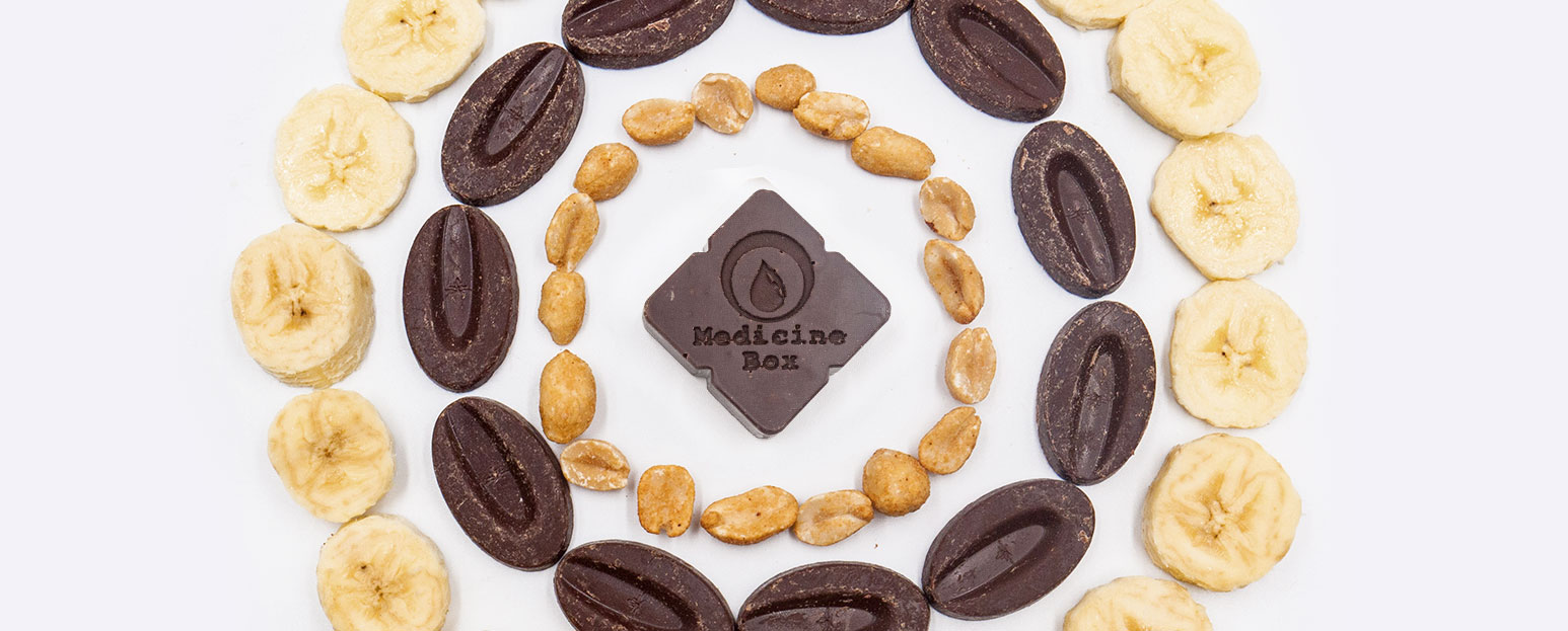 Medicine Box truffles peanut butter circle