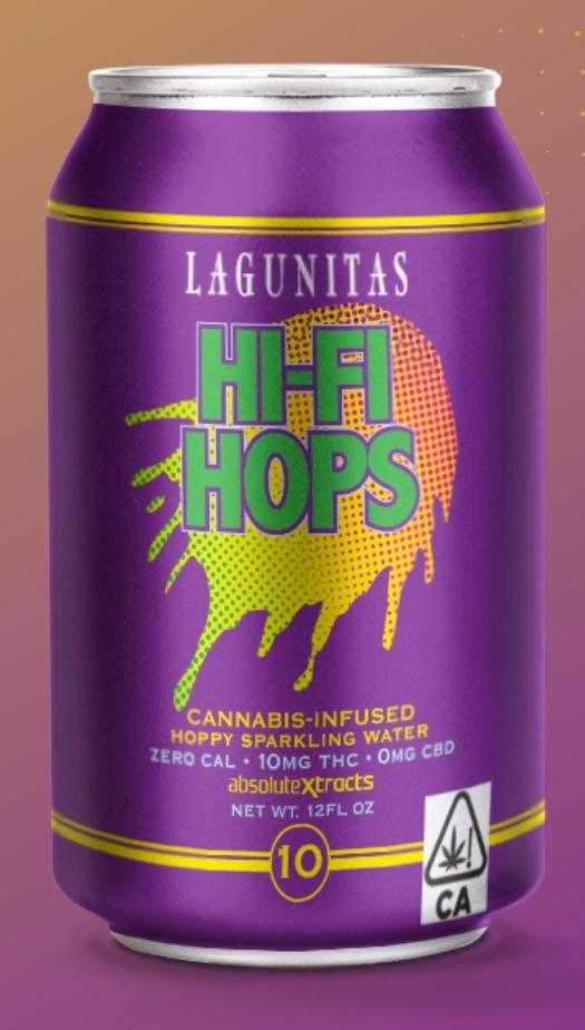 Hi-fi Hops Lagunitas Cannabis-Infused sparkling water